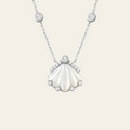 Sterling Silver Shell Pendant Necklace