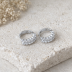 Sterling Silver Round Hoop Earrings
