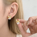 Sterling Silver Butterfly Stud Earrings