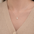 Heart Necklace Electroplated