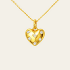 Heart Necklace Electroplated