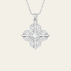Sterling Silver Four Leaf Clover Necklace