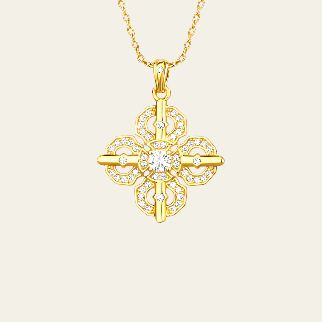 Sterling Silver Four Leaf Clover Necklace