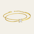 Sterling Silver Zircon Bracelet