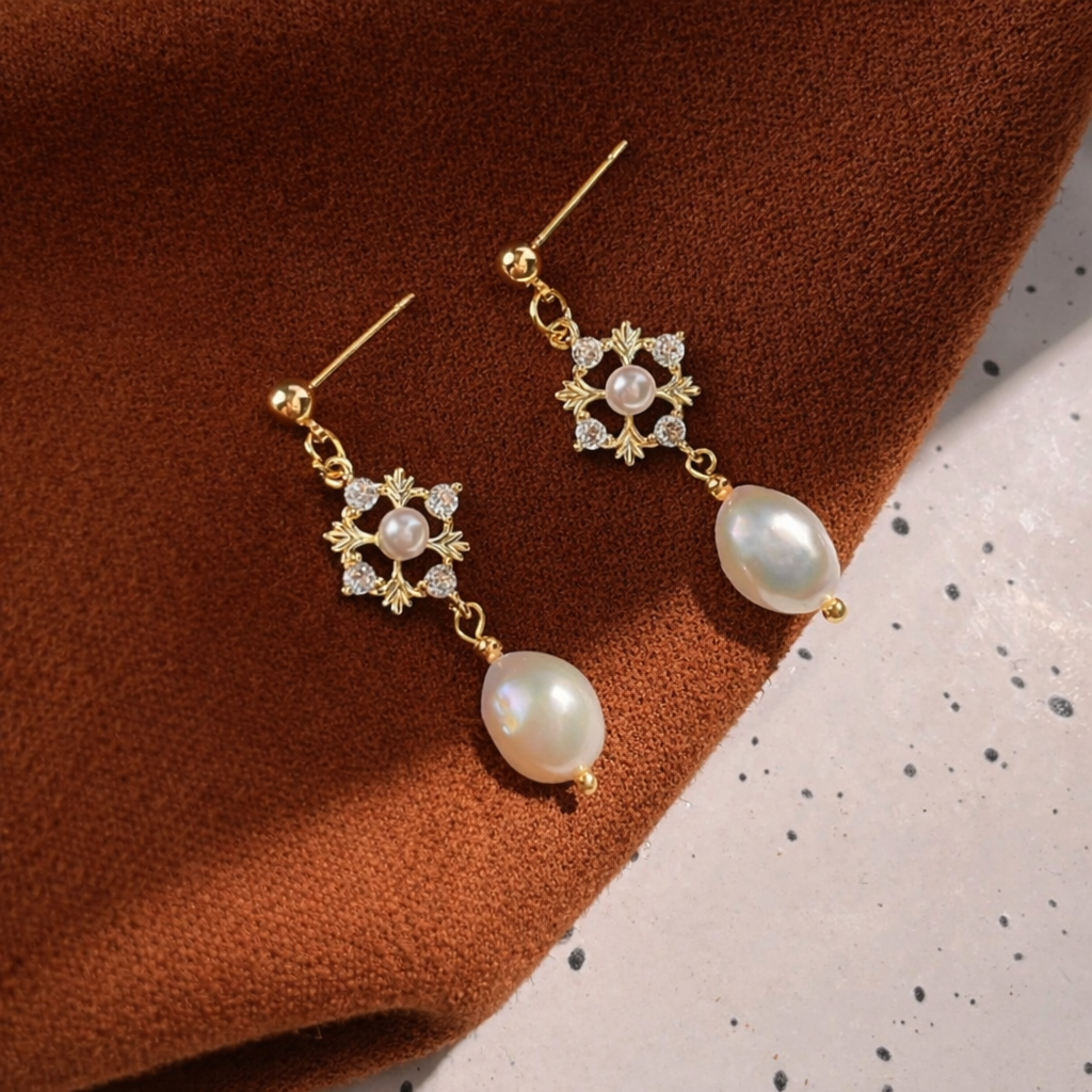 Pearl Drop Earrings