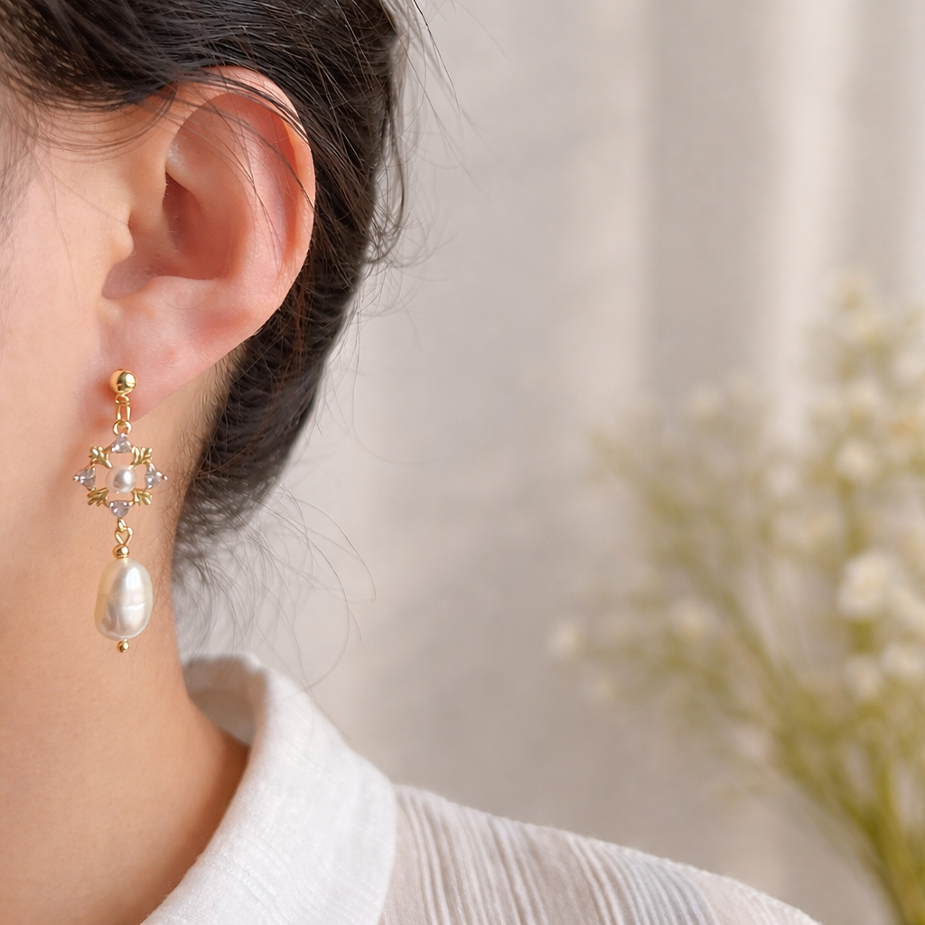 Pearl Drop Earrings