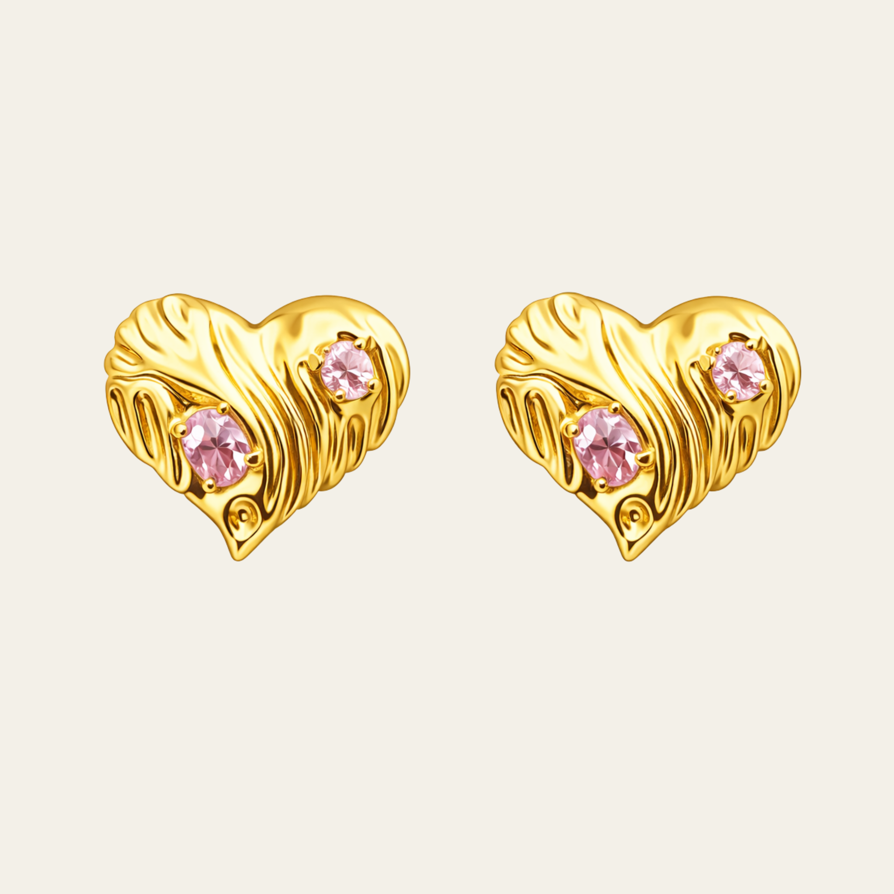 Heart Stud Earrings