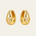 14K Gold Plated Hoop Earrings