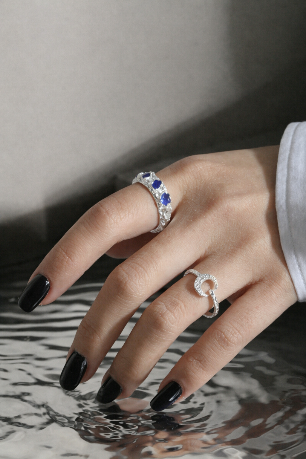 Sterling Silver Textured Open Ring