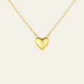 Sterling Silver Polished Heart Pendant Necklace