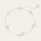 Sterling Silver Butterfly Chain Bracelet