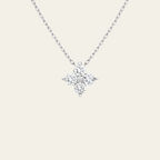 Sterling Silver Flower Petal Necklace