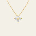 Sterling Silver Flower Petal Necklace