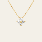 Sterling Silver Flower Petal Necklace