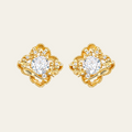 Geometric Square Stud Earrings