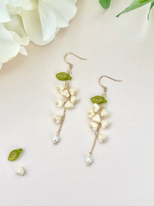 Lily of the Valley earrings