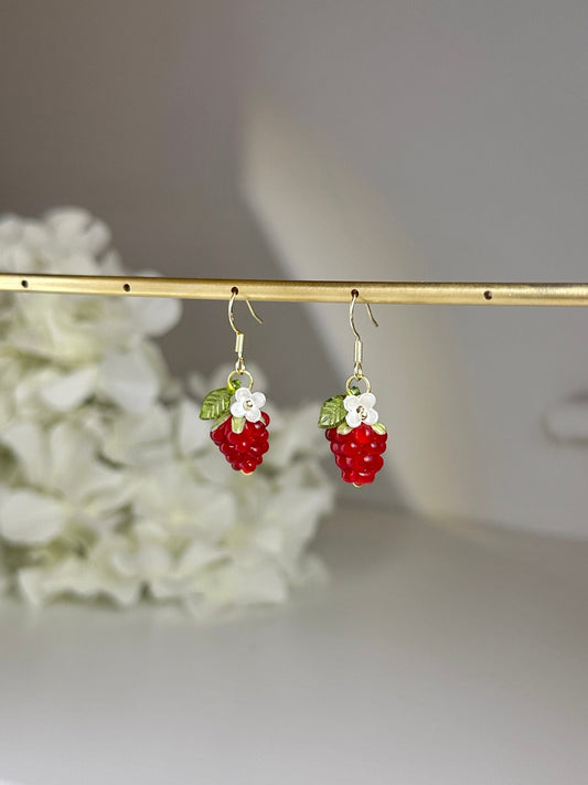Cute Raspberry Earrings